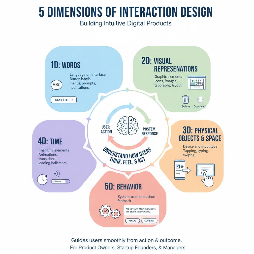 5 dimensions of interaction design